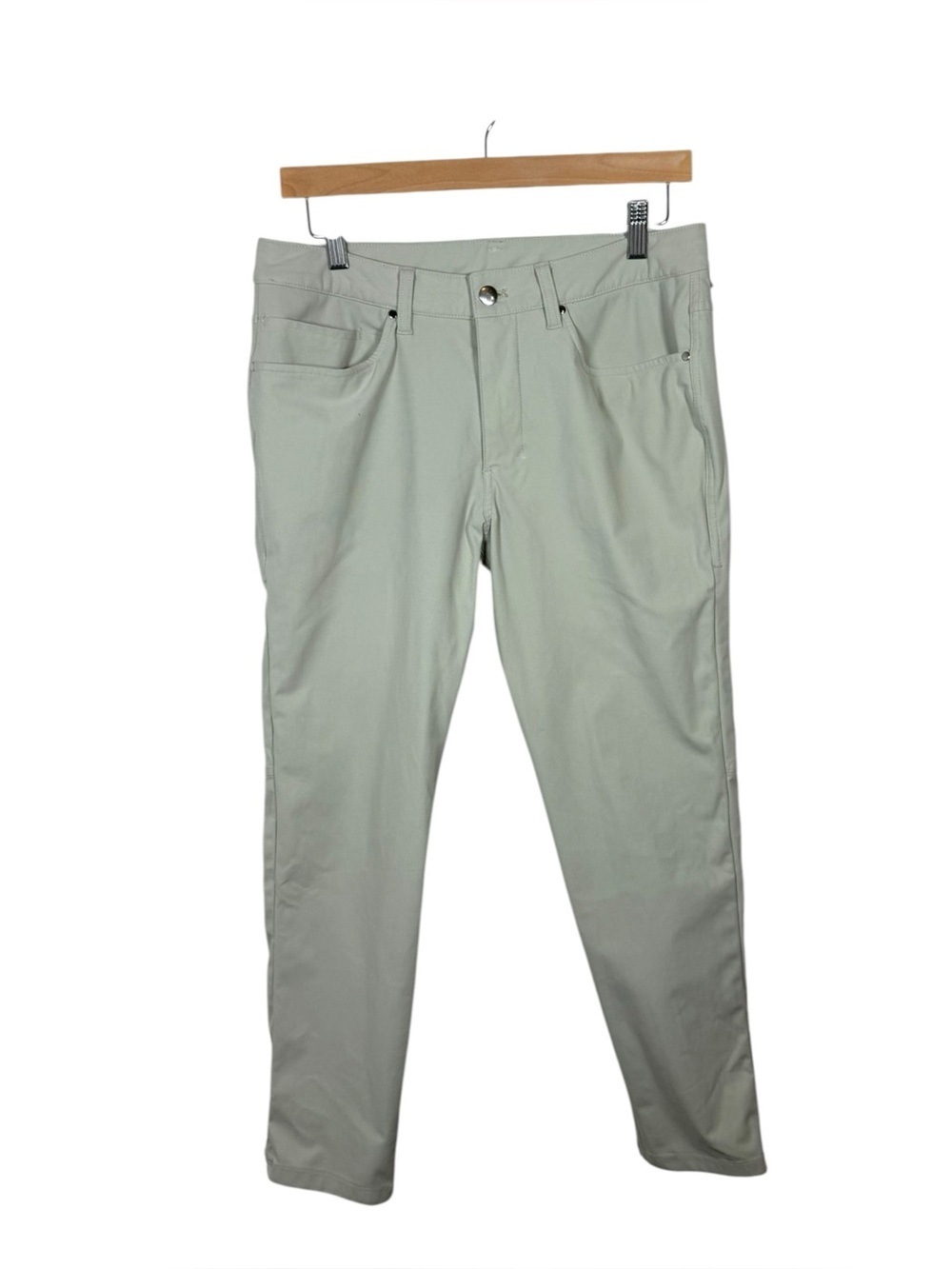 Lululemon ABC Warpstreme Slim Pants Light Grey Men’s 31